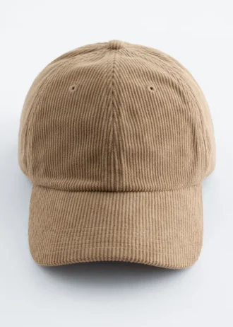 Gorra de béisbol de pana