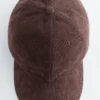 Gorra de béisbol de pana