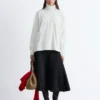 Jersey de cuello alto con mangas dolman