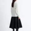 Jersey de cuello alto con mangas dolman