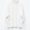 Jersey de cuello alto con mangas dolman