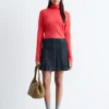 Jersey de cuello alto de lana merina