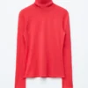 Jersey de cuello alto de lana merina