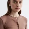 Jersey de lana con media tapeta