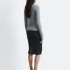 Jersey de lana con media tapeta
