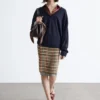 Jersey de lana merina con cuello en V