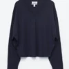 Jersey de lana merina con cuello en V
