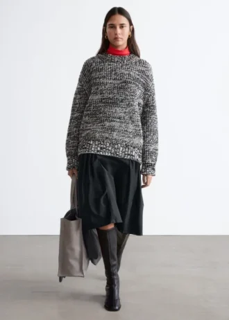 Jersey de lana oversize