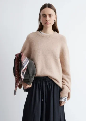 Jersey de mezcla de alpaca