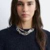 Jersey de mezcla de alpaca con mangas abullonadas