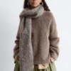Jersey de mezcla de mohair
