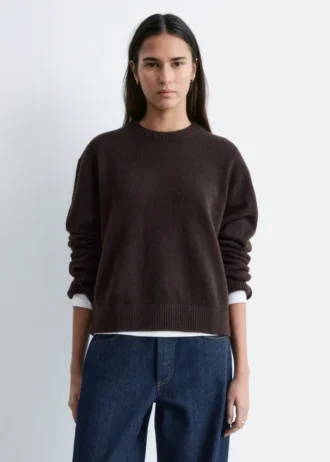 Jersey de punto de corte recto