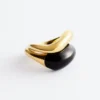 Juego de 2 anillos esculturales