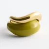 Juego de 2 anillos esculturales