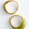 Juego de 2 anillos esculturales