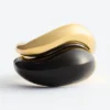 Juego de 2 anillos esculturales