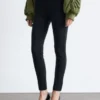 Leggings de jersey con pinzas