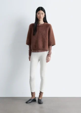 Leggings de punto calado