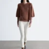 Leggings de punto calado