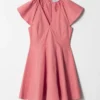 Minivestido acampanado