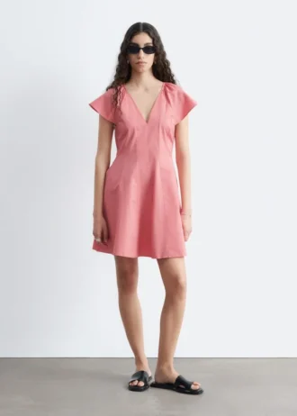 Minivestido acampanado