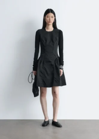 Minivestido con peplum