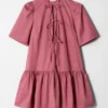 Minivestido con peplum