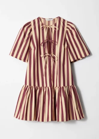 Minivestido con peplum