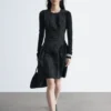Minivestido con peplum