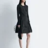 Minivestido con peplum