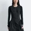 Minivestido con peplum