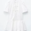 Minivestido con peplum