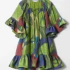 Minivestido con volantes
