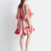 Minivestido con volantes