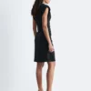 Minivestido de jersey drapeado