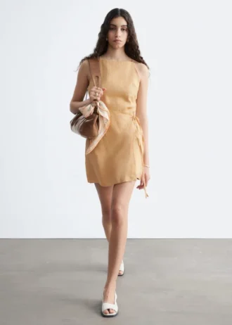 Minivestido de lino