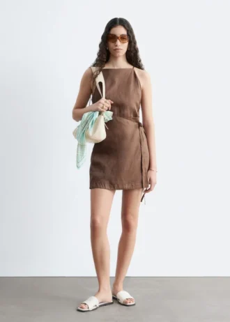 Minivestido de lino