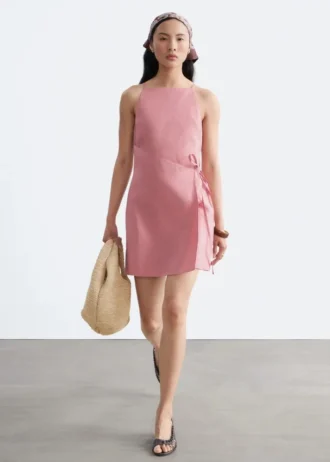 Minivestido de lino