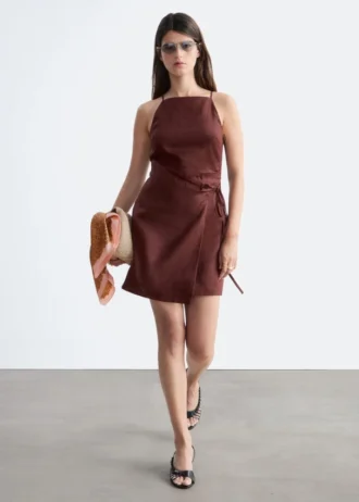 Minivestido de lino