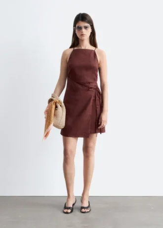 Minivestido de lino