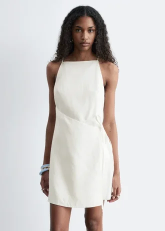 Minivestido de lino