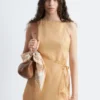 Minivestido de lino