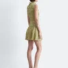Minivestido fruncido