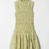 Minivestido fruncido