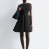 Minivestido plisado
