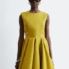 Minivestido plisado