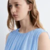 Minivestido sin mangas con volantes