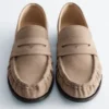 Mocasines de cuero