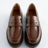 Mocasines de piel gruesa
