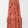 Pantalones anchos con volantes